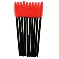 Щеточки упаковка 10 штук (Силиконовые)(Ярко-Красные)