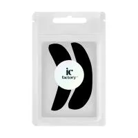 Патчи силиконовые многоразовые для ресниц черные IC FACTORY, 1пара